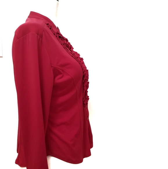 Bianca Nygard Petite 3/4 Sleeves pink Size 8 Top - Picture 4 of 7